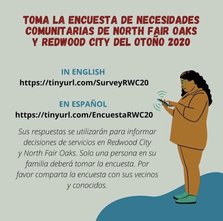 Llaman a habitantes de Redwood City y North Fair Oaks a informar sobre sus necesidades comunitarias