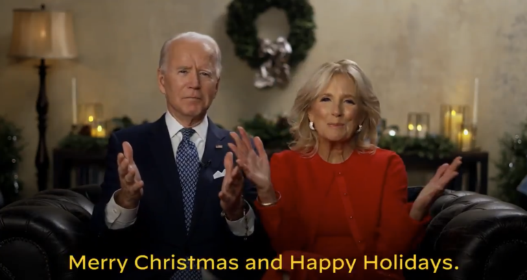 Esperanza, discurso de Navidad de los Biden