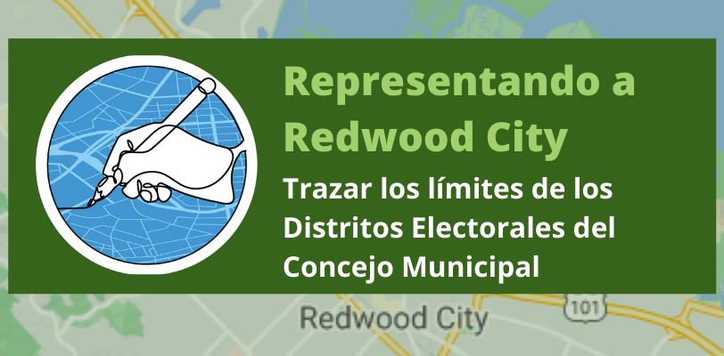 Redwood City convocó a sus residentes a participar en los nuevos mapas para redistritación.