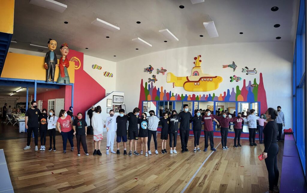 Dance class at Casa Circulo Cultural, Redwood City, CA.