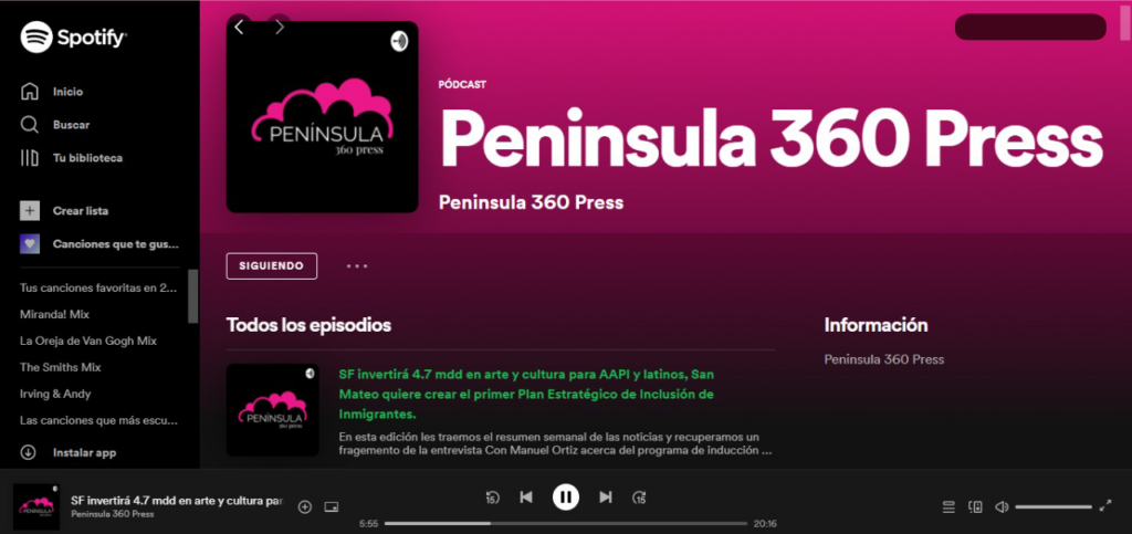 podcast de Península 360 Press