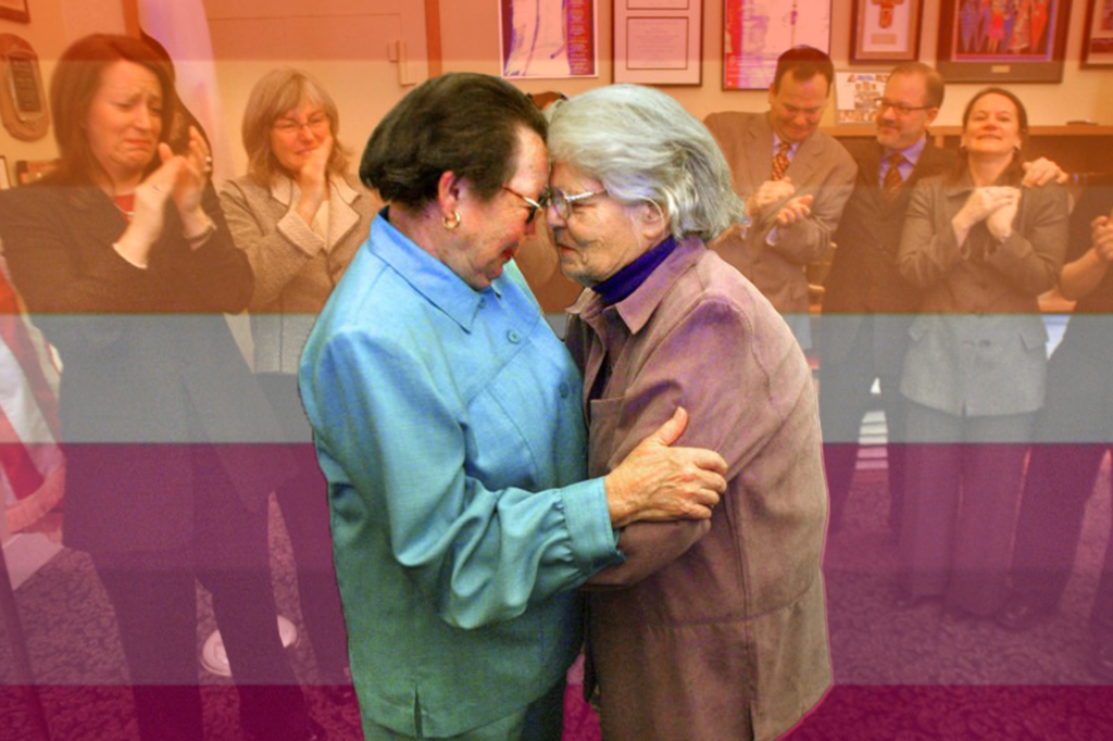 Del Martin y Phyllis Lyon