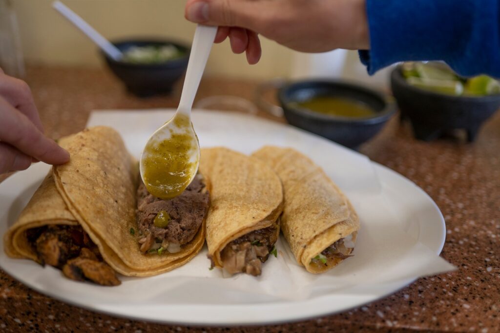 barbecue tacos