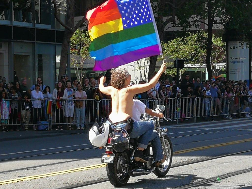 LGBTQ+ pride flag
