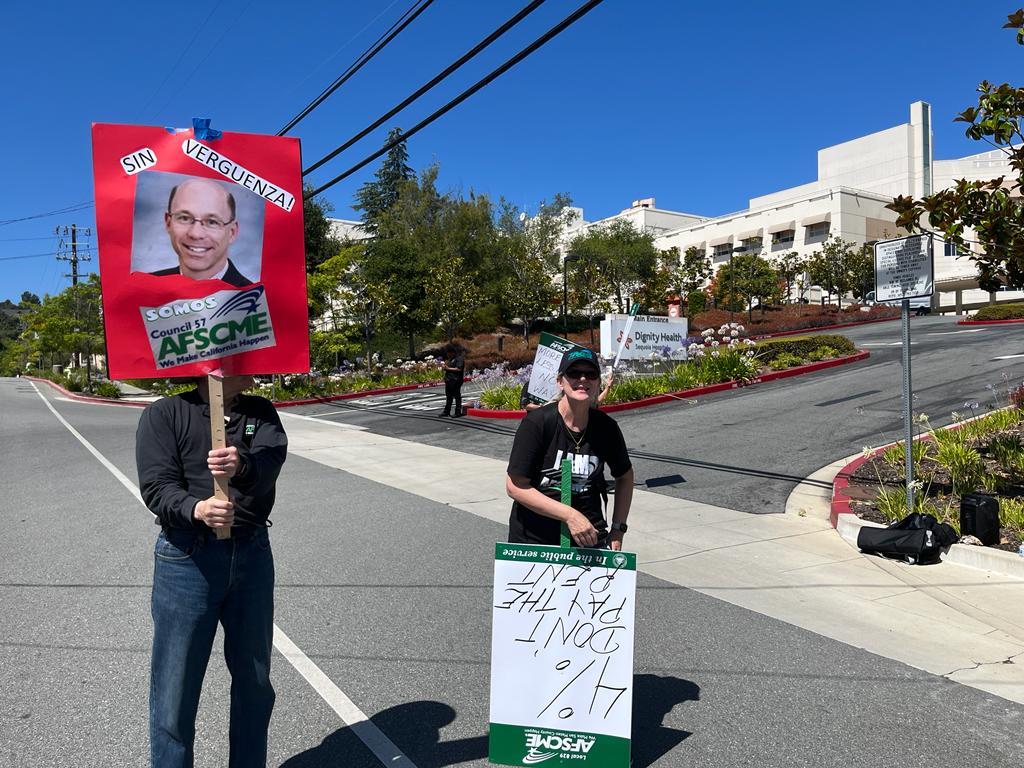 strike at Sequoia Hospital
