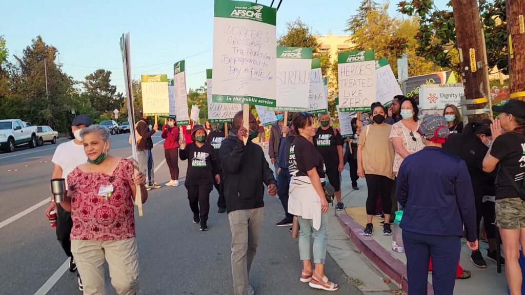 strike at Sequoia Hospital in Redwood City