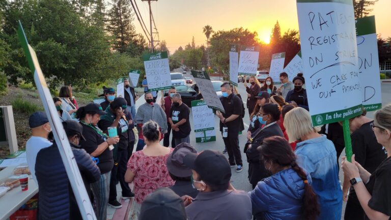Strike at Sequoia Hospital in Redwood City; new contract demanded