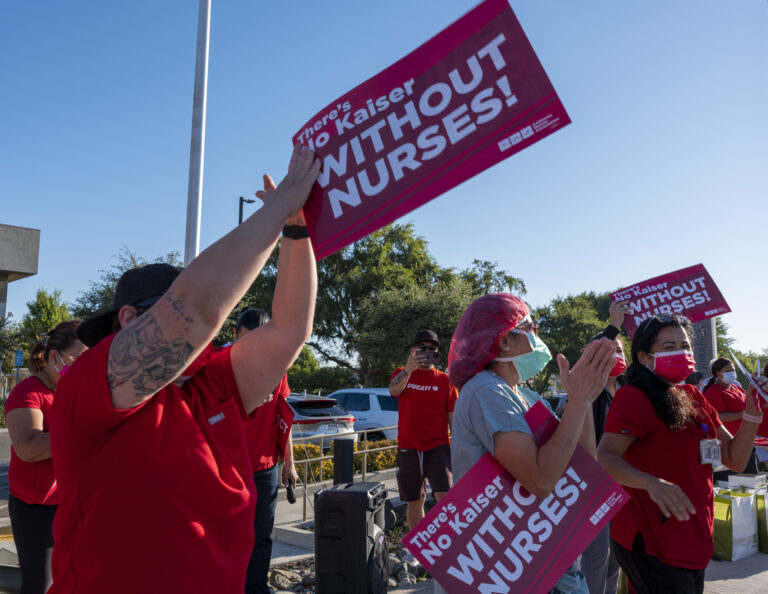 Kaiser mental health workers allege state law violation in fifth week of strike