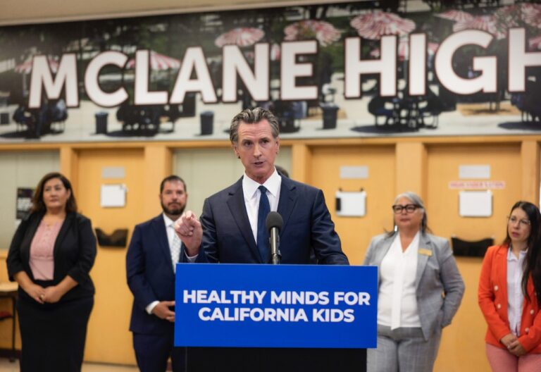 Gavin Newsom Unveils Master Plan for Children's Mental Health