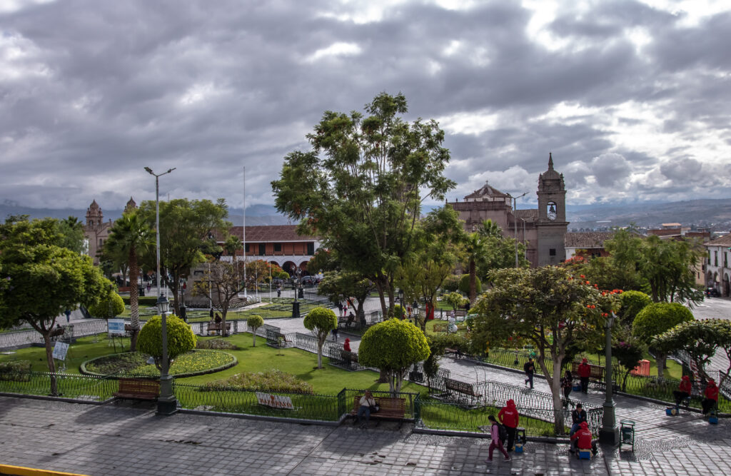 Plaza de armas de la ciudad de Ayacucho. Foto: Candy Sotomayor