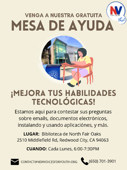 Let's connect! brings technical knowledge to parents and youth at the North Fair Oaks Library