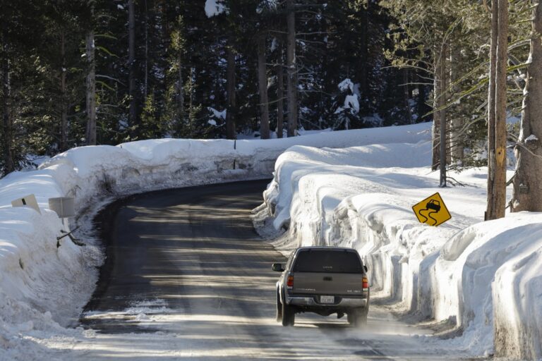 Recorded snow levels in California are approaching the record for this time of year