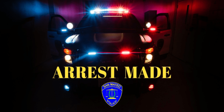San Mateo police arrest criminal for vehicle theft and possession of a firearm