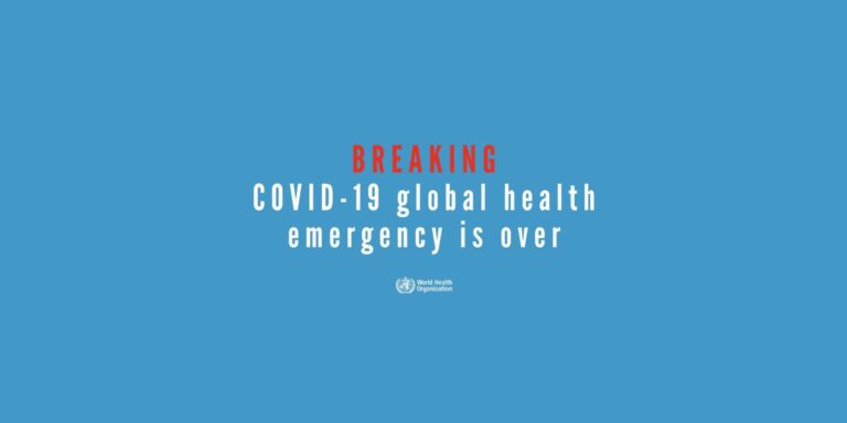 OMS declara fin de la pandemia por COVID-19, aunque pide seguir manteniendo precauciones