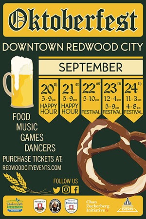 Oktoberfest in downtown Redwood City