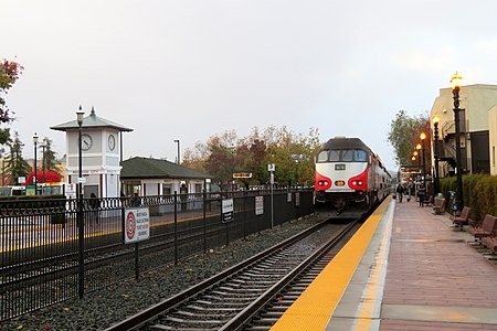 Caltrain train hits and kills a person in Redwood City this Monday night