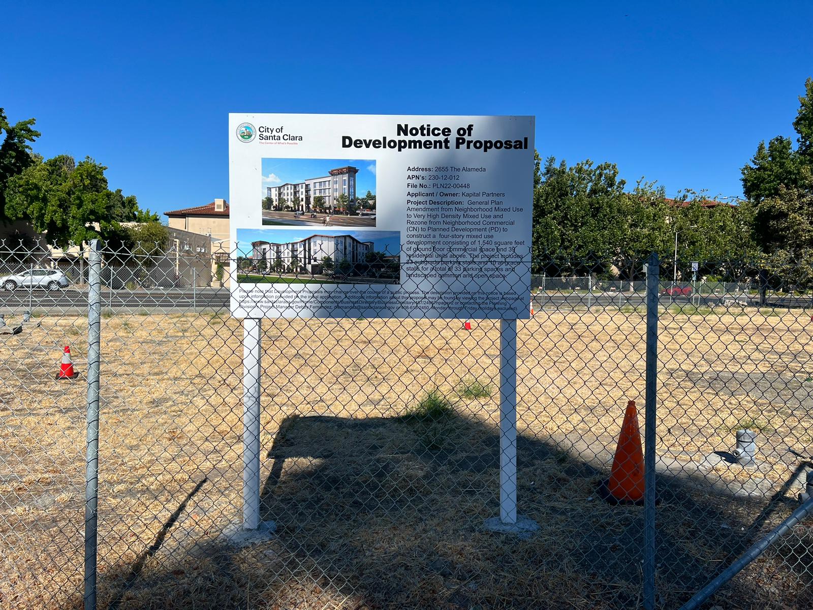 A decades-old blighted corner that once housed a gas station near Santa Clara University will be transformed into high-density housing. 