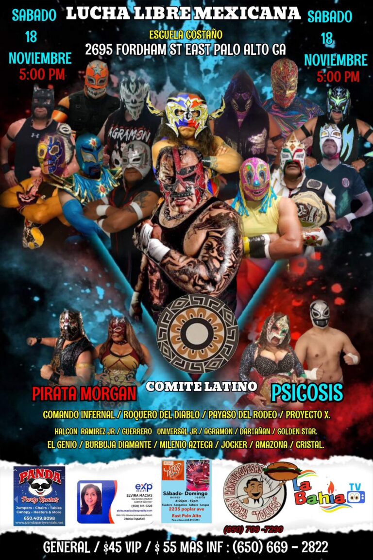 East Palo Alto Latino Community prepares for its first Mexican wrestling event
