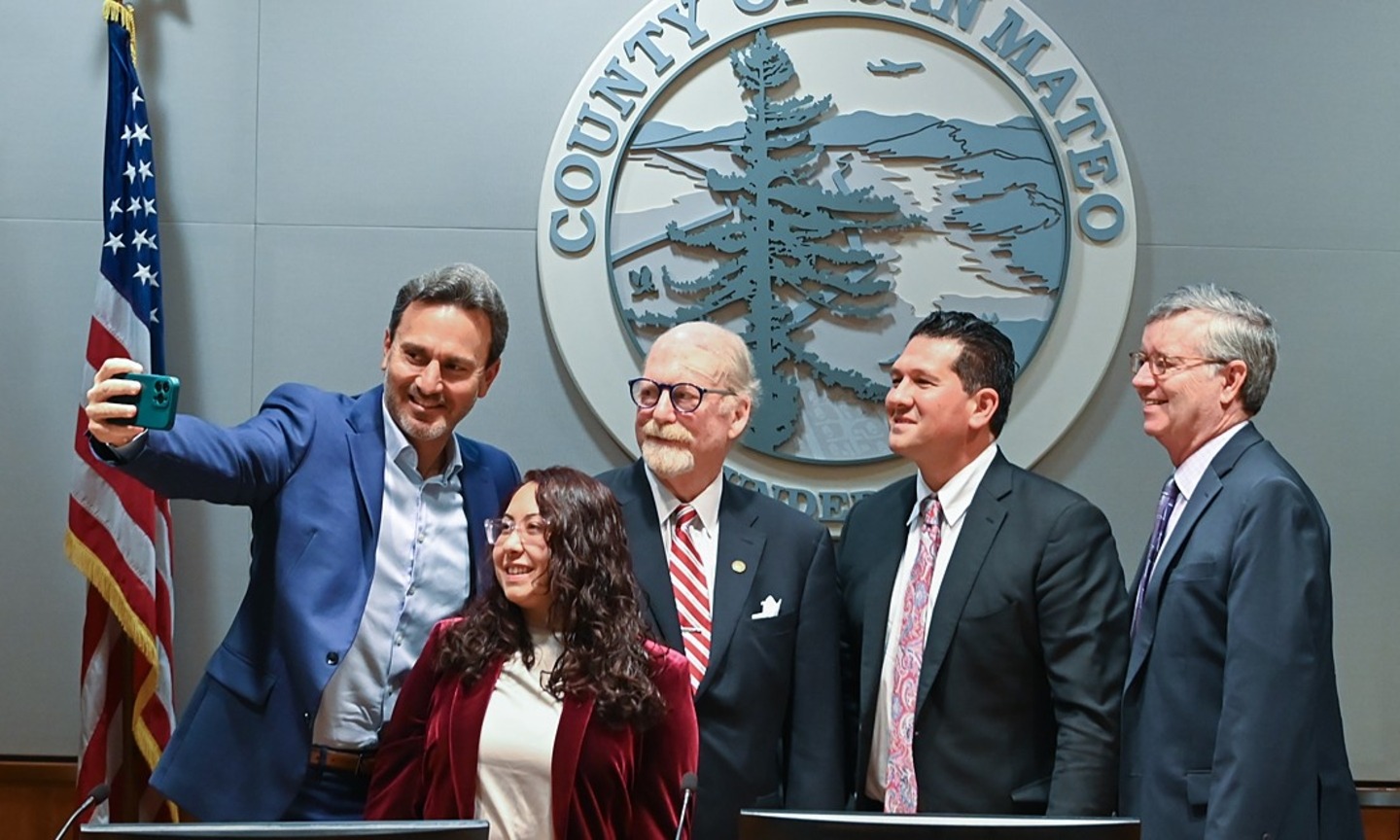 Warren Slocum is the new president of the San Mateo County Board of Supervisors