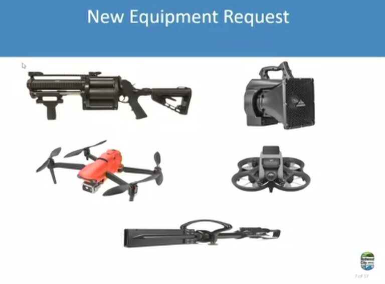 Concejo de Redwood City aprueba compra y uso de equipo militar en Departamento de Policía