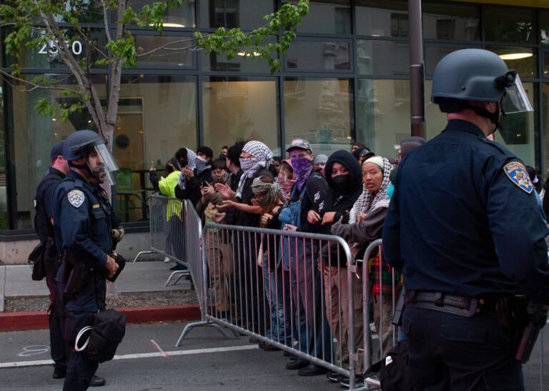 Police arrest pro-Palestinian protesters occupying building near UC Berkeley