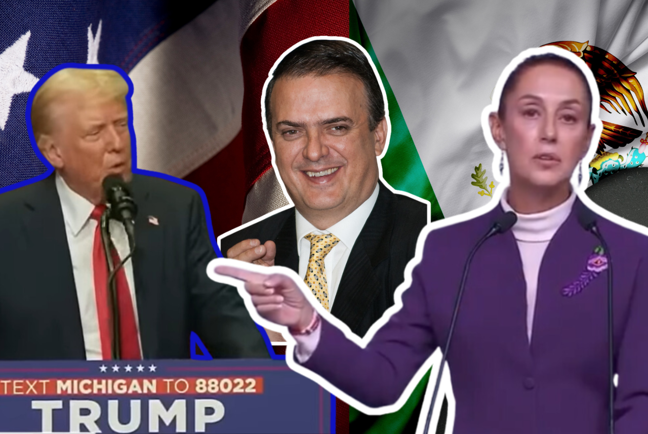 Claudia Sheinbaum califica de soez el lenguaje de Trump para referirse al ex canciller Marcelo Ebrard