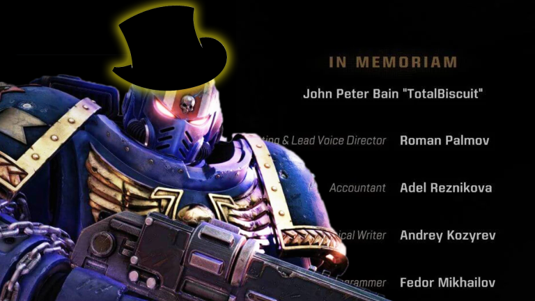 Space Marine 2: Who is TotalBiscuit in the credits?