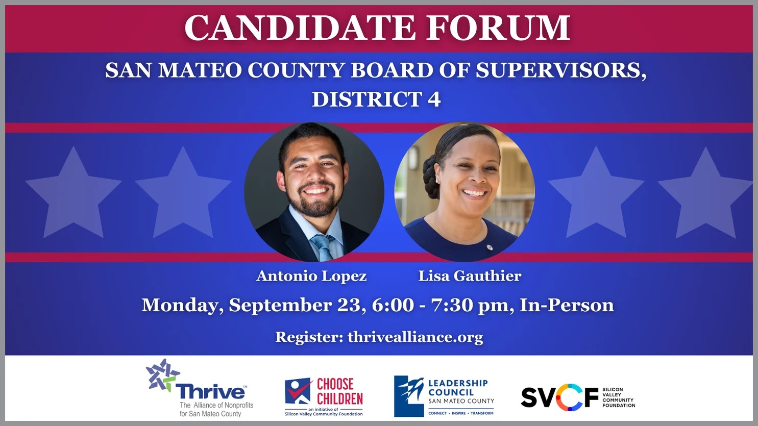 San Mateo County District 4 Supervisor Candidate Forum Held