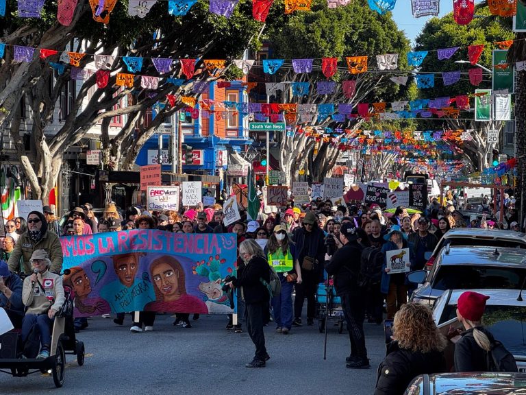 Hundreds march in San Francisco on “Day of Resistance” against Trump