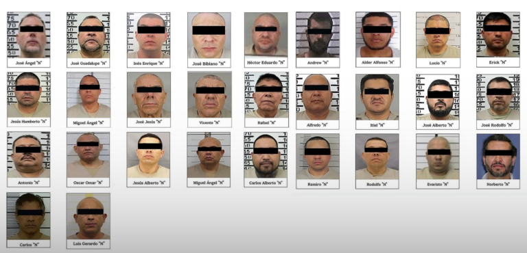 Trasladan a 29 encarcelados a EE. UU. con fines de extradición