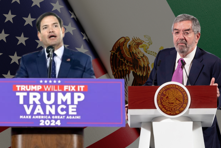 Canciller de México y secretario de Estado de EE. UU. sostienen llamada telefónica