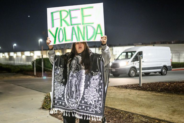 Protesta para que liberen a Yolanda