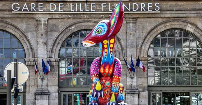 Alebrijes y Nahuales es una gira que recorre espacios públicos de distintas ciudades de los Estados Unidos, promoviendo el acceso al arte, celebrando la diversidad local y fomenta el intercambio cultural. Foto: nahualesfromoaxaca.com.mx
