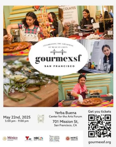 Gourmex SF se realizará el próximo 22 de mayo en el Yerba Buena Center for the Arts Forum de 18:00 a 21:00 horas