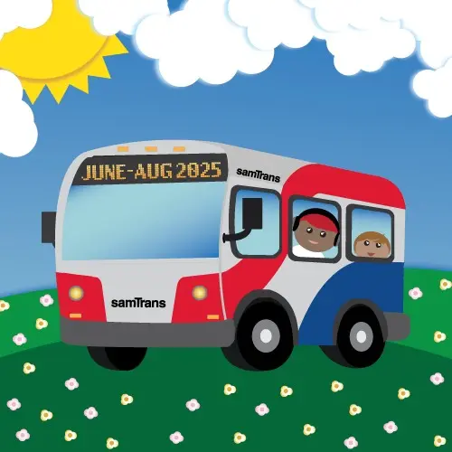 SamTrans trae de regreso su popular Pase de Verano para Jóvenes, que ofrece viajes en autobús ilimitados para jóvenes de 18 años o menos.