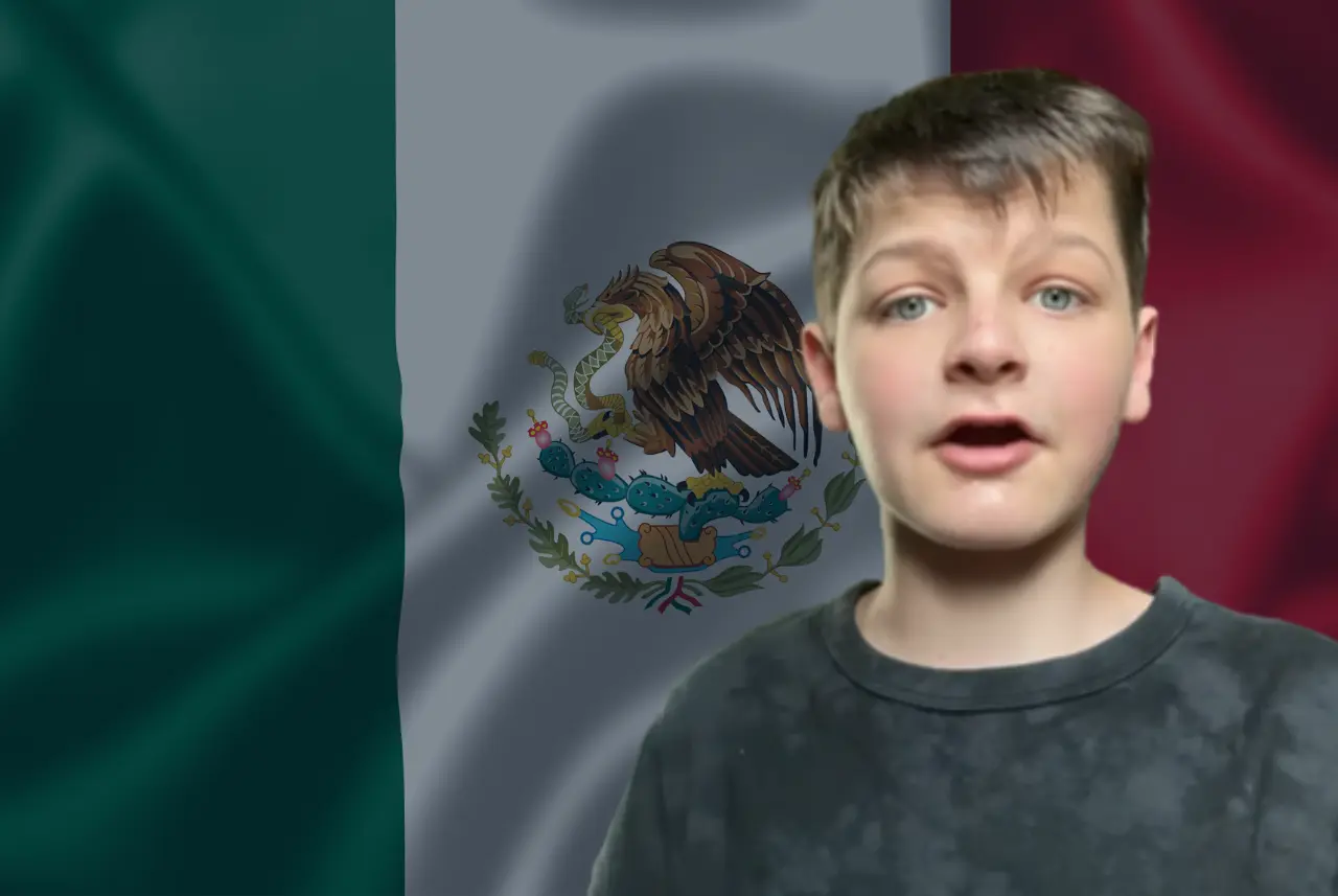 Tristan Ryan Perkins, un niño originario de Texas, ha conquistado las redes sociales con un contundente mensaje en defensa de México.