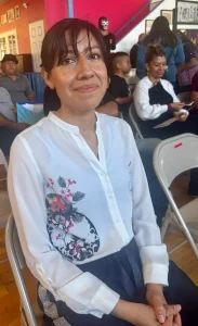 Para recibir los servicios, Belén y todos los participantes se anotaron en línea a través de #MiConsulado, por whatsapp o llamando a un número de teléfono específico.