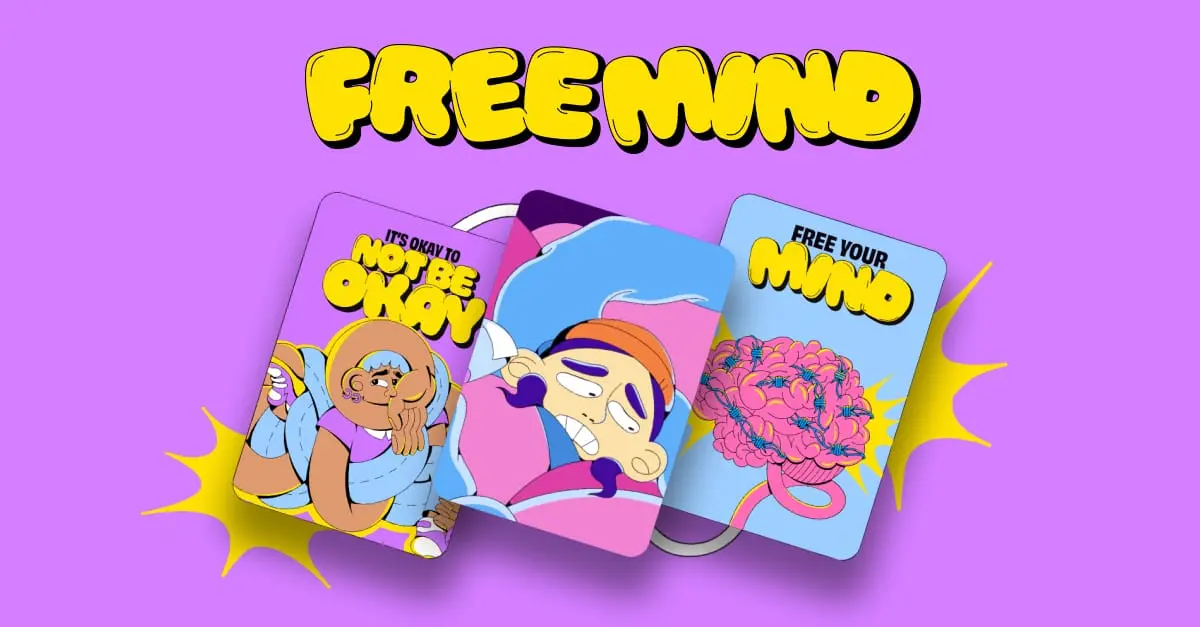 Los CDC presentaron Free Mind (Mente Libre), una nueva campaña nacional con el propósito de abrir conversaciones sobre salud mental y consumo de sustancias. Imagen: cdc.gov