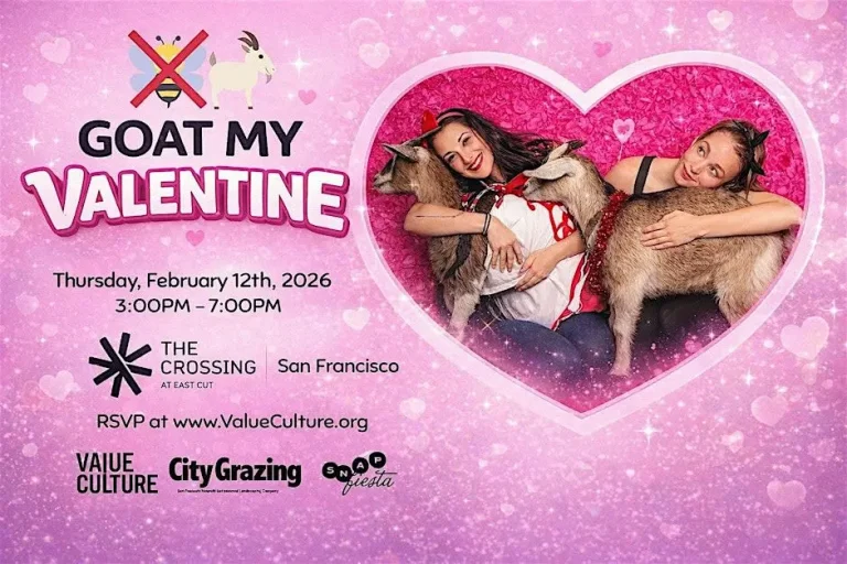 ¿Todo lo que necesitas es… Cabras? El evento anual “goat my valentine” regresa a SF