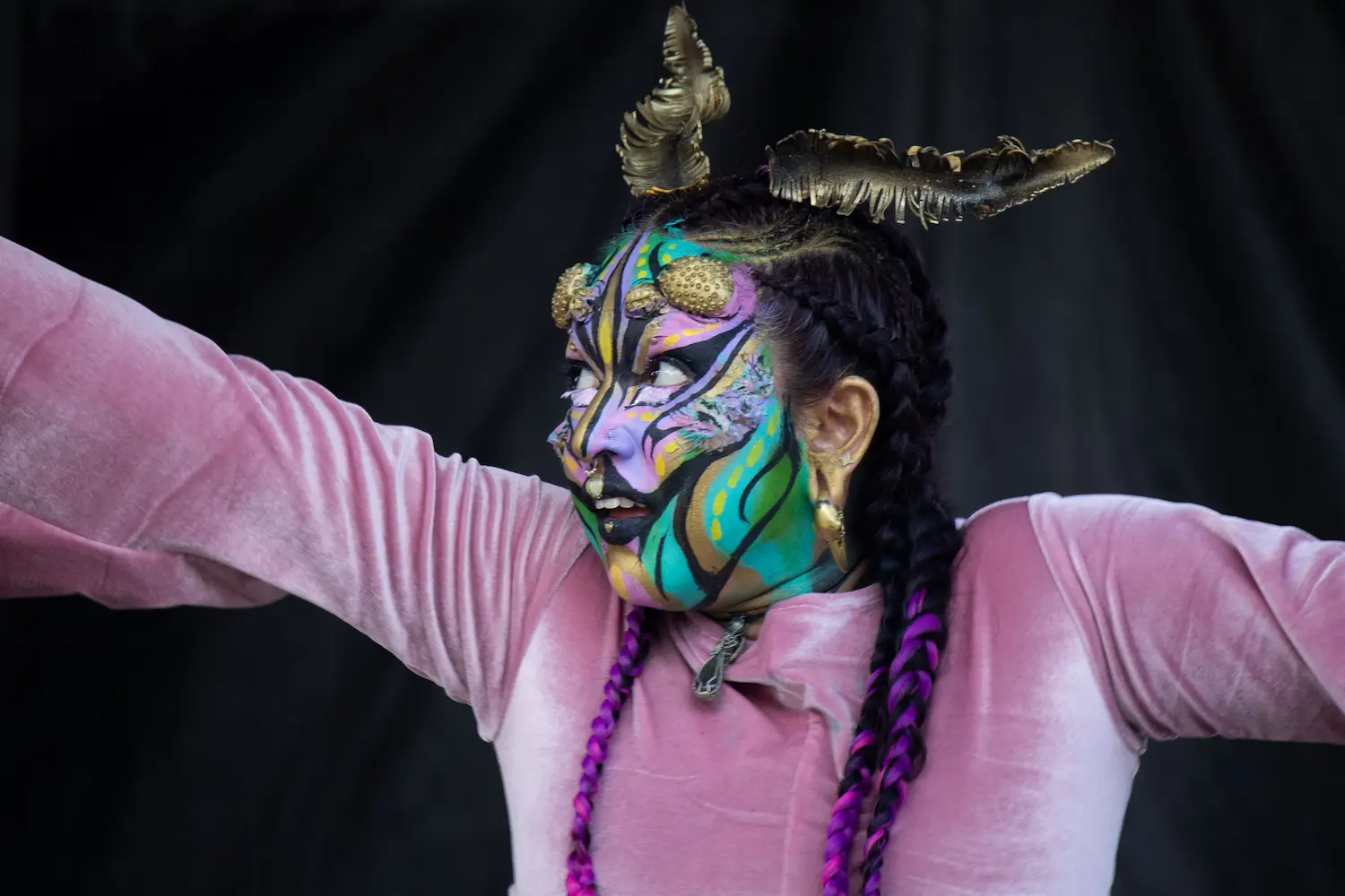 ROMMA en el Picnic gótico, México, 24 de mayo. Hans Leguízamo / MxPA.