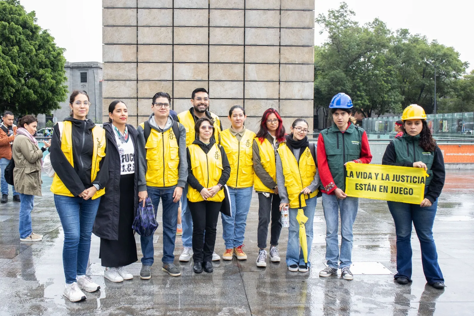Uno de los temas que más resonó durante la conferencia fue la crisis de desapariciones que enfrenta México.