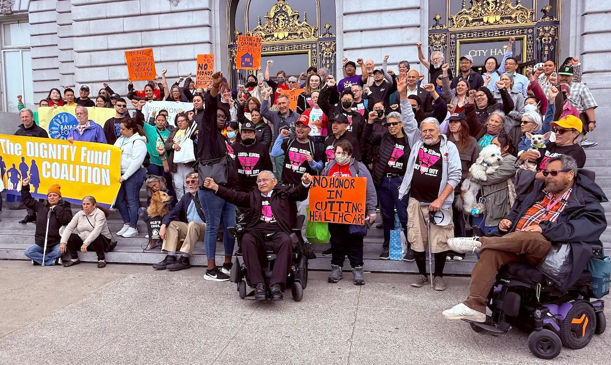 Las condiciones para las personas mayores de la comunidad LGBTQ+ de San Francisco son mucho mejores que en muchos otros lugares de Estados Unidos. Foto: Bay City News