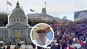Escartiz trae Ángel de la Independencia a San Francisco, como parte de un simbolo mexicano, de libertad, lucha y victoria. Imagen: Fotos de Peninsula 360.