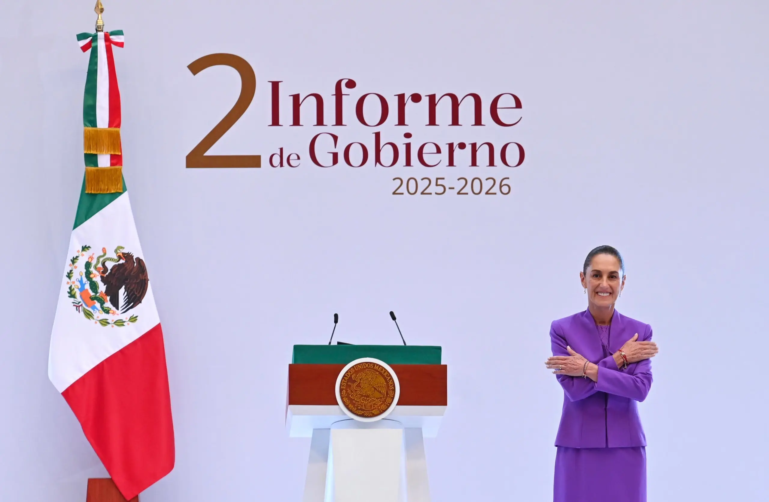 La soberanía no se negocia, no se entrega y no se comparte, afirmó la presidenta Claudia Sheinbaum durante su Segundo Informe de Gobierno,