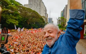La enorme movilización en São Paulo busca conseguir votos para Lula en la segunda vuelta (Ricardo Stuckert).
